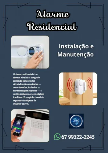 Alarme Residencial: A paz que sua família merece.