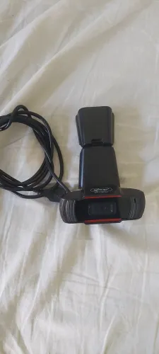 Webcam Knup KP-CW100 HD USB 2.0 com Microfone e Foco Manual notebook PC computador tablet