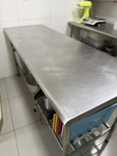 Mesa inox impeça 1,90 x07,0