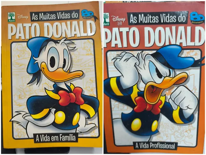 HQs As Muitas Vidas do Pato Donald # 2 e 4.