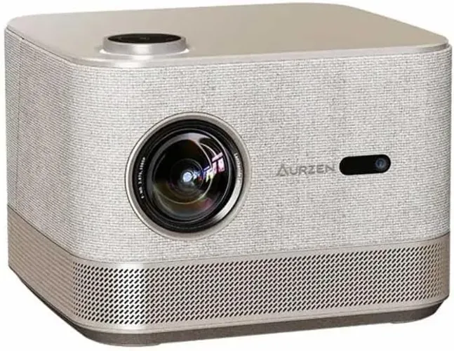 Projetor Aurzen Boom 3 Dourado Full HD 4K WIFI Bluetooth Som 36W