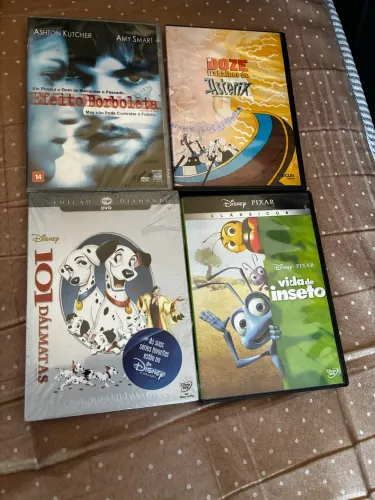Lote 4 DVDs 