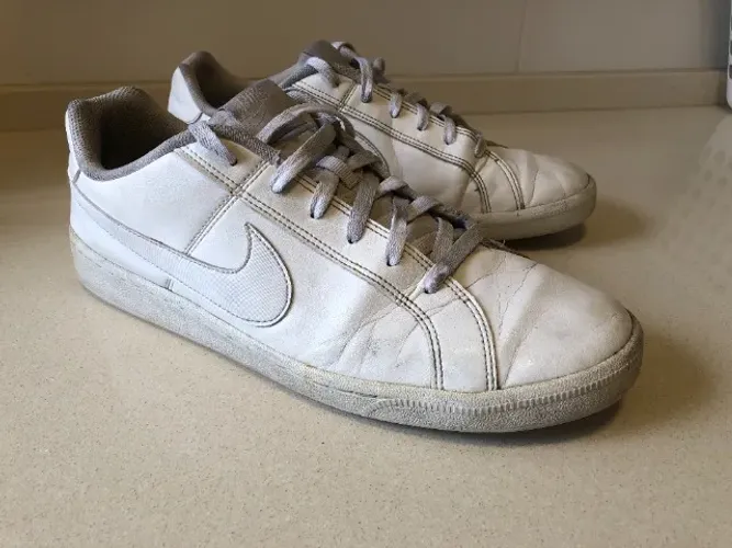 Tênis Nike Court Royale Tam. 44 (12 Us) - Usado Frete Grátis Branco Liso 44 Br