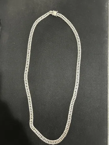 Corrente de Prata Elo Duplo 8mm