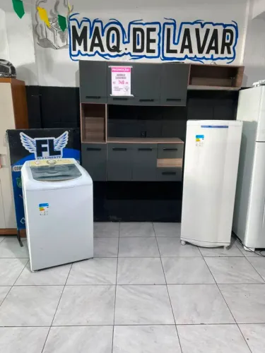 KIT COZINHA GELADEIRA CONSUL DEGELO SECO MÁQUINA DE LAVAR 11 KG ARMÁRIO AERIO
