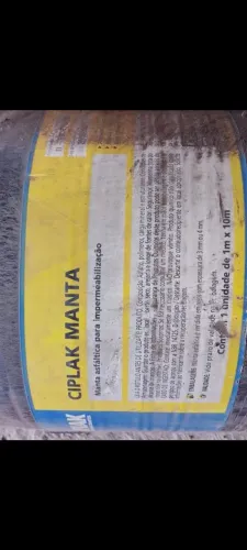 Rolo de manta impermeabilizadora 2 rolos