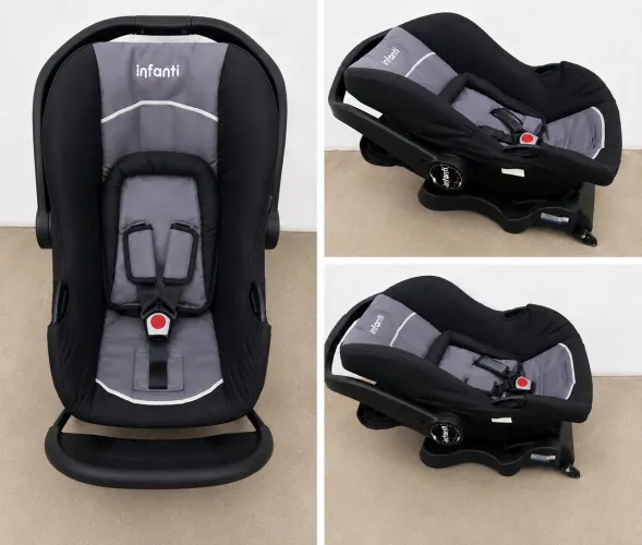 Bebê conforto com ISOFIX da marca infanti 