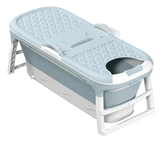 Banheira Ofurô Dobrável e portátil 200L VG Plus cor azul
