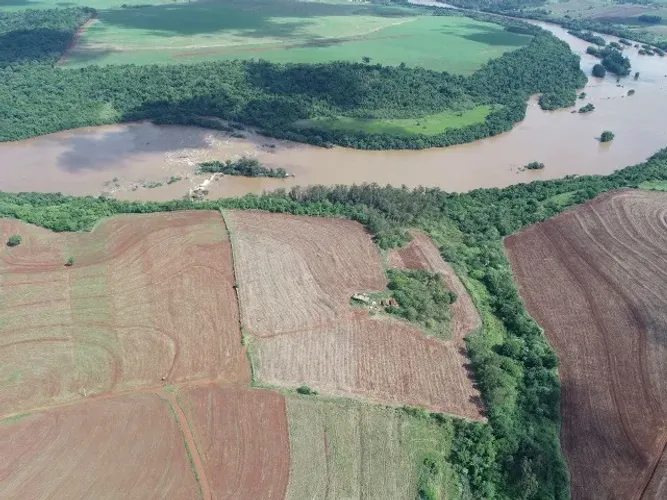 Sítio de 7,10 alqueires em Jataizinho, fundos com rio Tibagi.