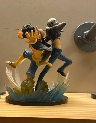 Figure One Piece - Luffy & Trafalgar Law (15cm)