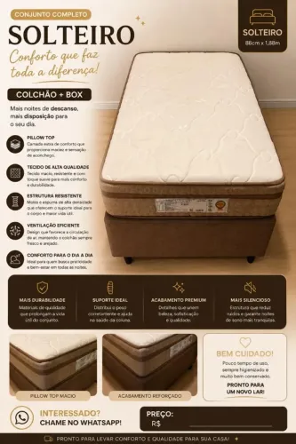 CAMA DE SOLTEIRO