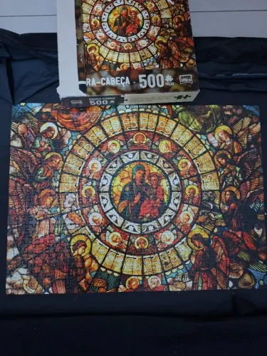 Quebra cabeca Vitral 500 pecas santuario de san Camille de cellist aceito trocas