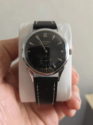 Relógio Longines Small Second (ref.6482) Cx em Aço de 36mm,Coroa Assinada e Anos 60