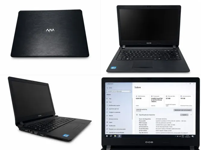 Notebook i3 8GB vendo ou troco em video game