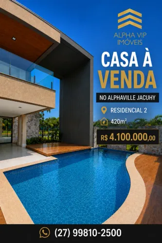 Casa no Alphaville Jacuhy, com 4 dormitórios à venda, 423 m² por R$ 4.100.000