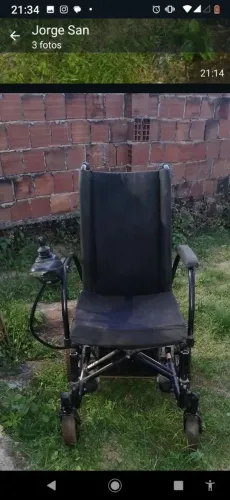 Vendo cadeira motorizada Ortobras baterias recentes, R$4500