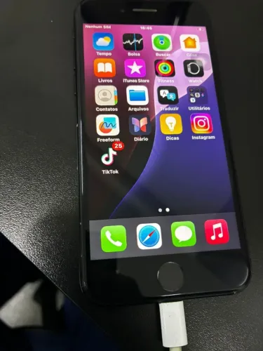 iPhone SE de segunda geração, Bateria 77% 128gb