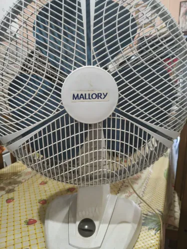 Ventilador Mallory Branco - Perfeito Estado 