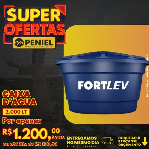 Caixa d'água 2.000L