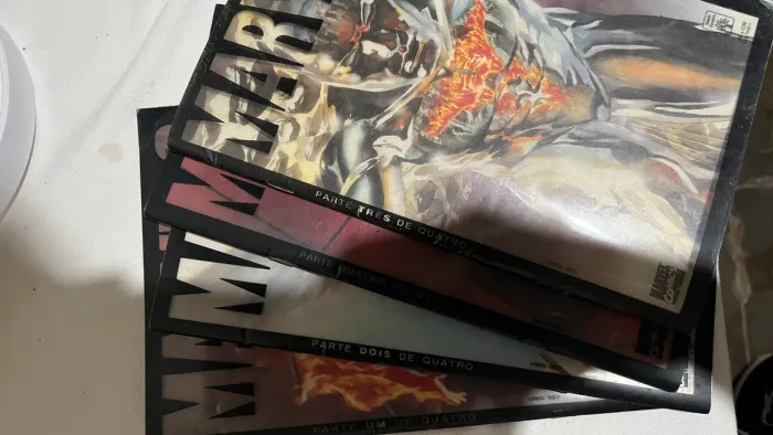 Alex Ross Marvels Original Completa, Capa De Acetato