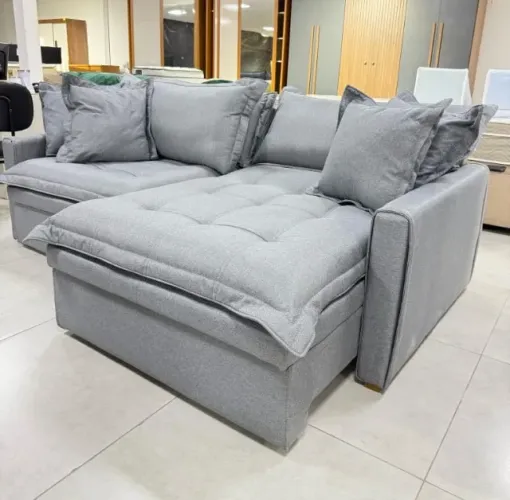 Sofá Cama Baú Retr. e Reclin. Caroline (2,20m D33) Dividimos Em Até 10x Sem Juros