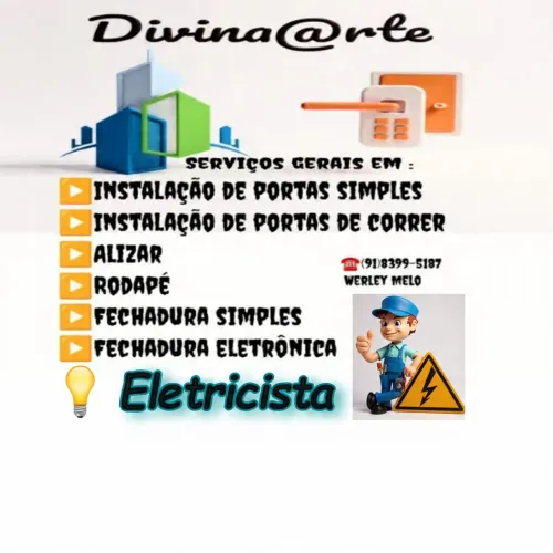 Serviços gerais eletrica e portas em geral