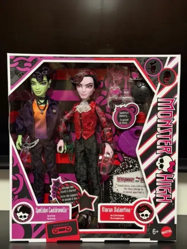 (Leia descrição) bonecos monster high kieran valentine spelldon caldronello