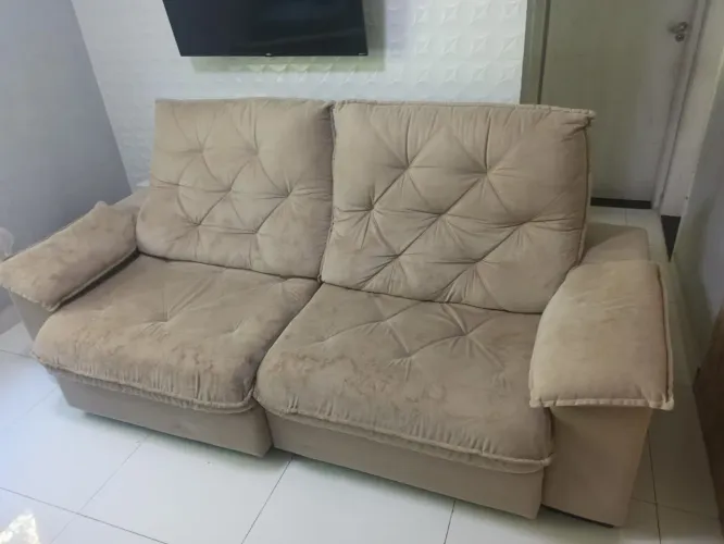 Sofá retrátil 4 lugares