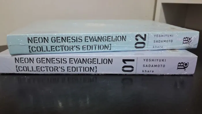 Vol 1 e 2 de Evangelion (Lacrados)