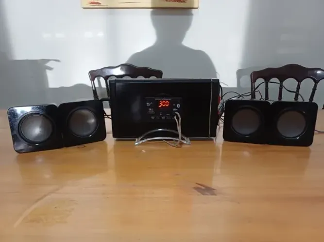 kit de som ambiente - 4 mini caixas de som
