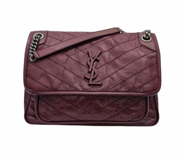 Bolsa de luxo design 2026 couro amassado