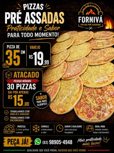 Pizza pre-assada