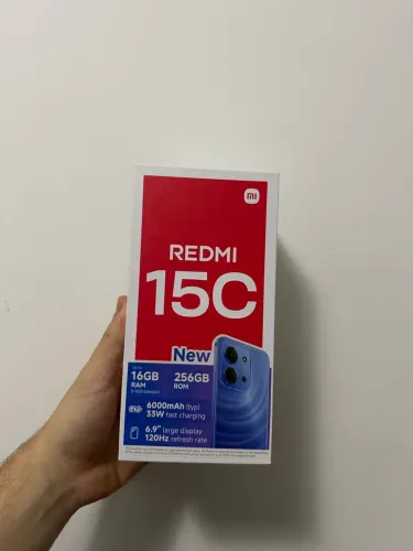 REDMI 15C 16GB RAM 256GB MEMORIA PRETO