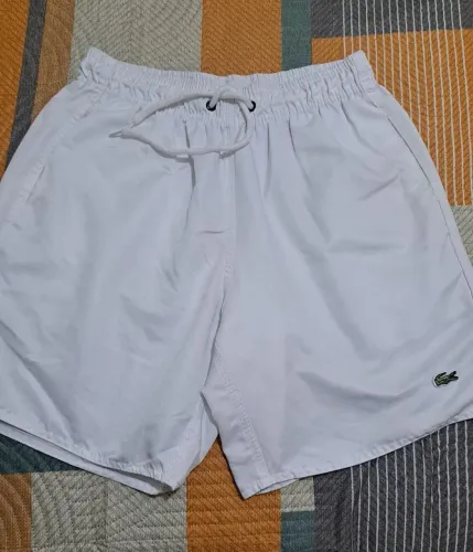Bermuda de tactel masculina Lacoste