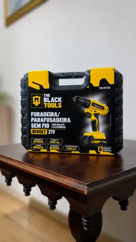(LACRADO) Parafusadeira/Furadeira De Impacto A Bateria 21V The Black Tools