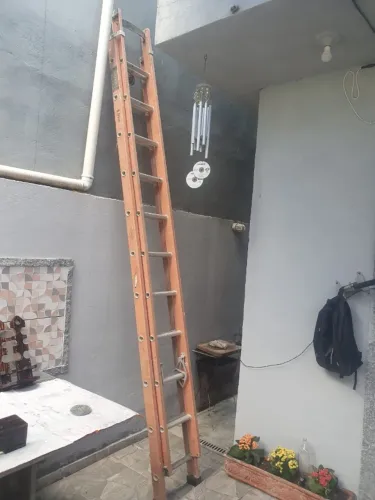 Escada grande de fibra 6 mts. Telefonia