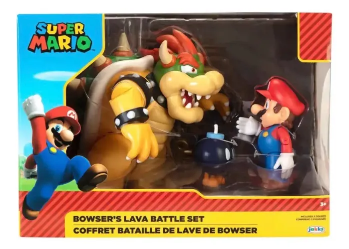 Super Mario Bowser Lava Battle Set Sunny 4203