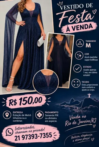 ? VESTIDO DE FESTA À VENDA ?