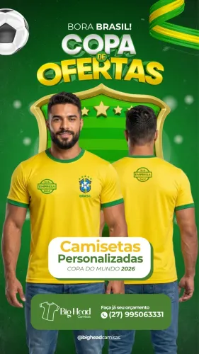 Camisas e Uniformes Personalizados Copa do Mundo 2026