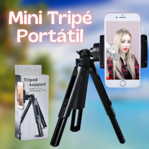 Suporte Mini Tripé  Para Smartphone Compacto 360 Estabilizador _  EL129