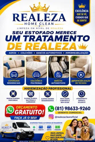 Limpeza de Sofá 