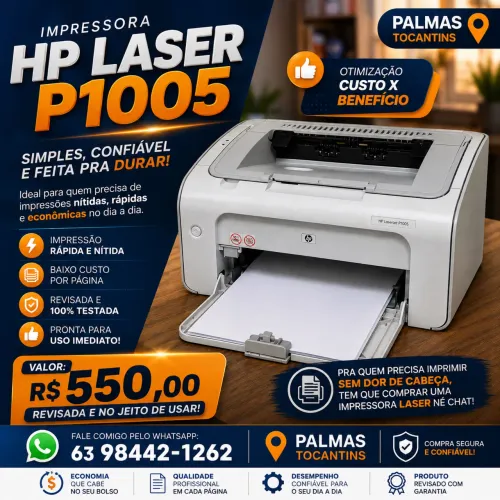 Impressora laser Hp p 1005