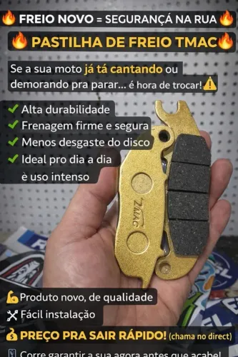 Vendo pastilha de freio cg 160 e 150 R$ 28,00 cada