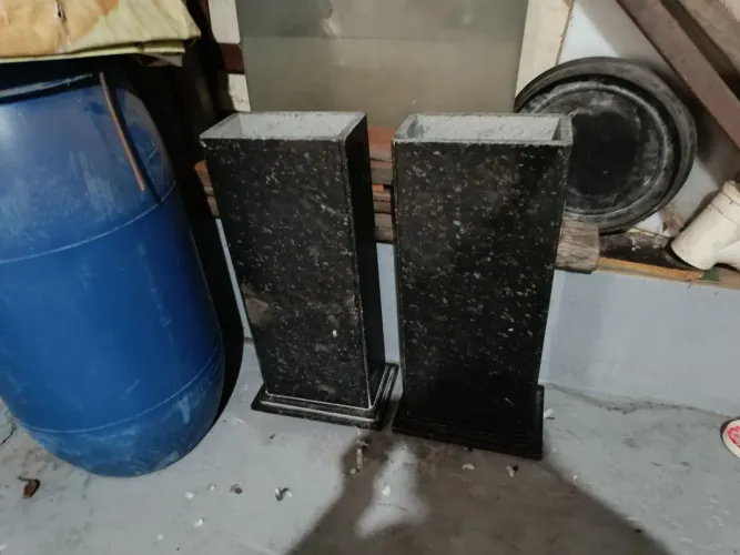 Mesa mármore preta