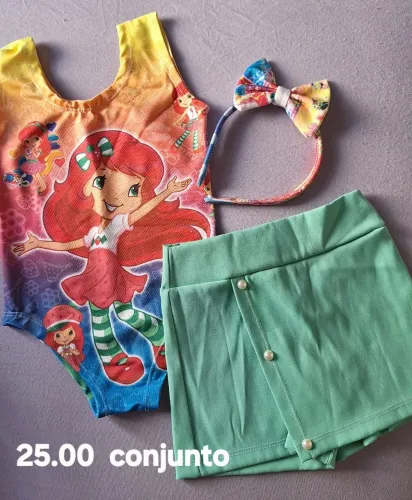 Conjuntos novos infantil veste ate 5 anos
