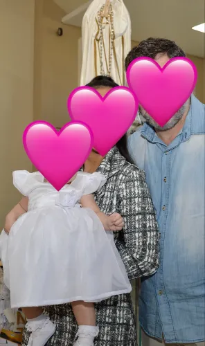 Vestido branco Batismo