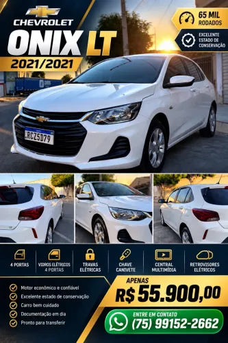 Chevrolet Onix Hatch LT 1.0 12V Flex Mec. 4P 2021