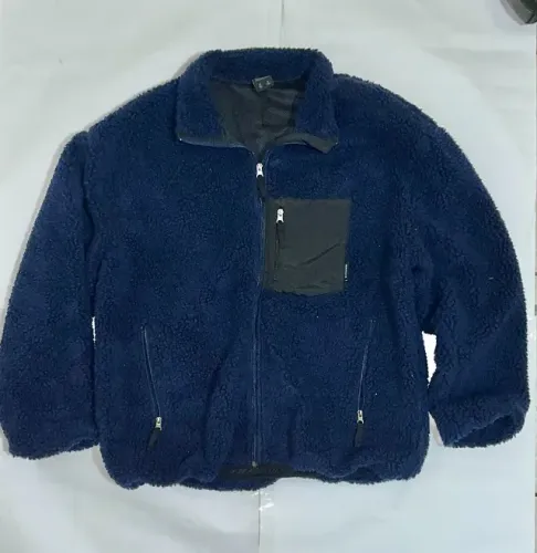 jaqueta fleece azul
