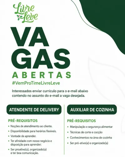 Vagas Disponíveis