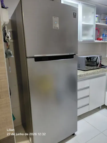  Vendo Geladeira Samsung Frost free Aço escovado  460 Litros  - Usada